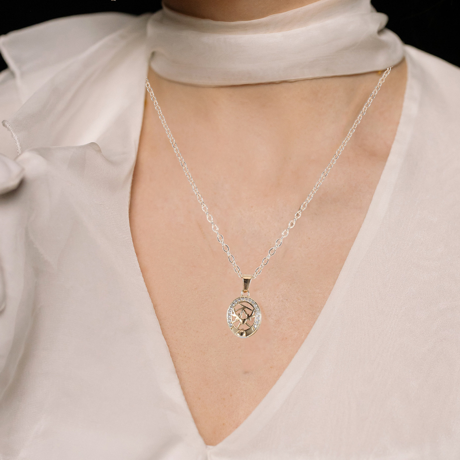 Magnetic Couple Matching Necklaces - 1 Para Naszyjników Słońce i Księżyc