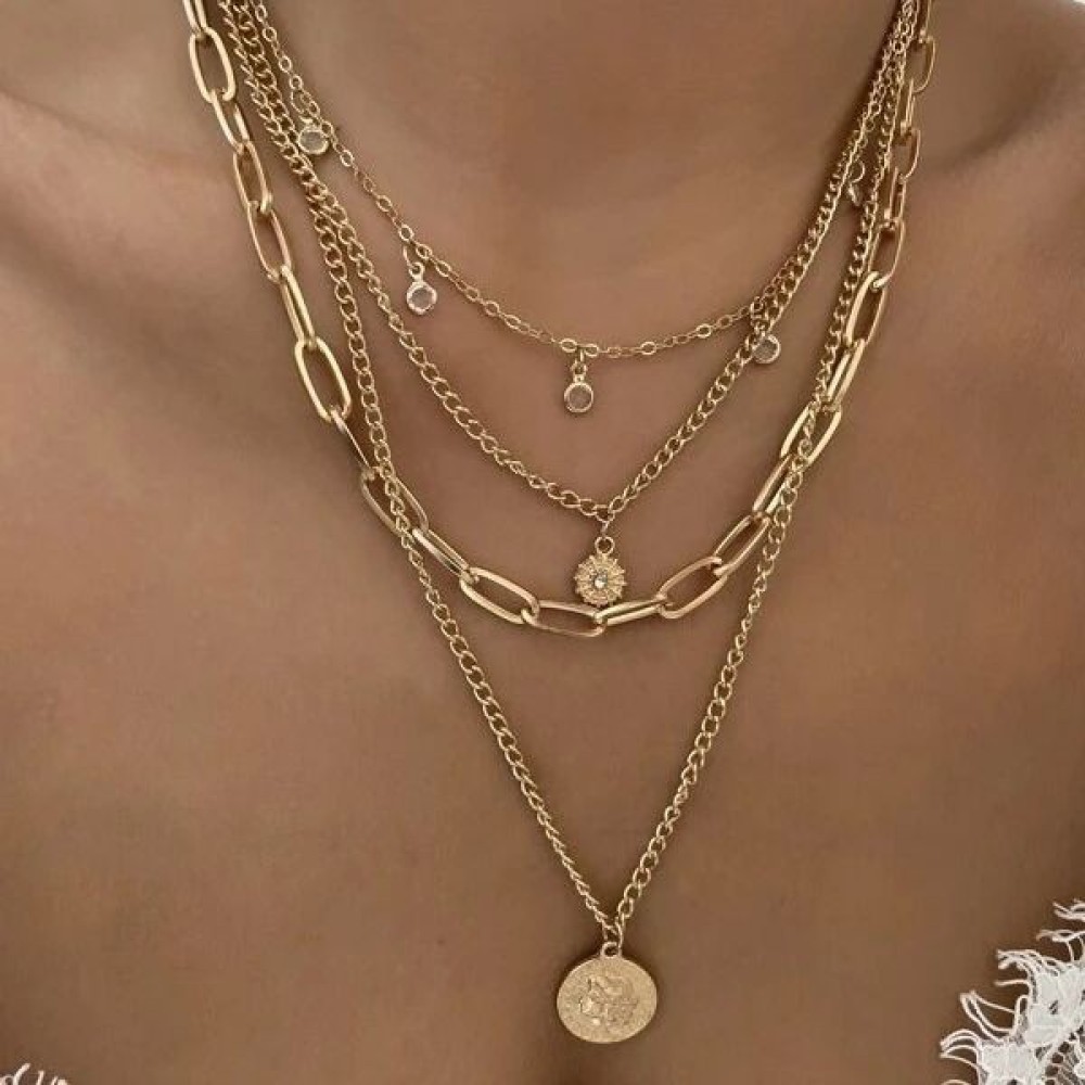 Naszyjnik z wisiorkiem w stylu – Layered Pendant Necklace Aesthetic recenzja i cena