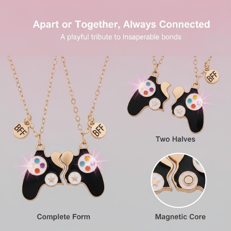 2 sztuki – magnetyczny naszyjn – Magnetic Couple Matching Necklaces recenzja i cena