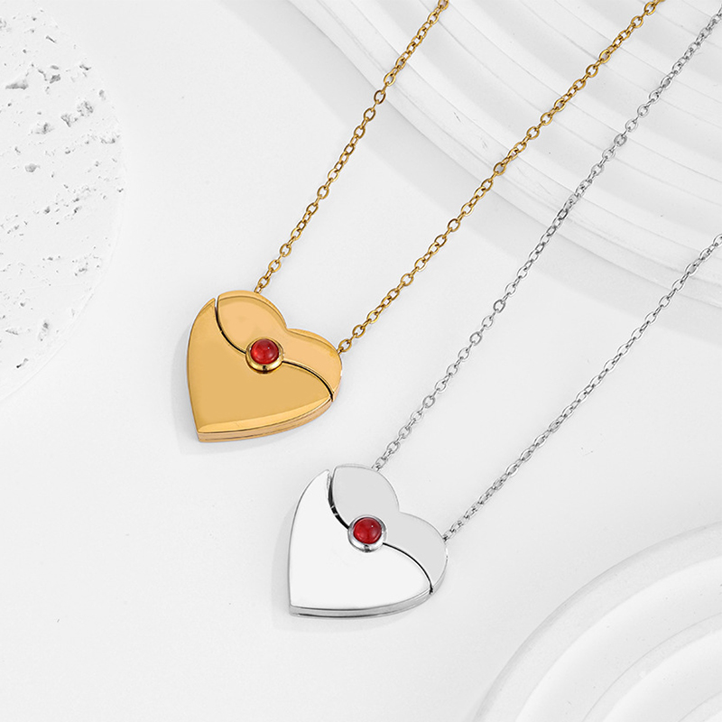 Naszyjnik z medalionem w kszta – Heart Locket Necklace Photo recenzja i cena