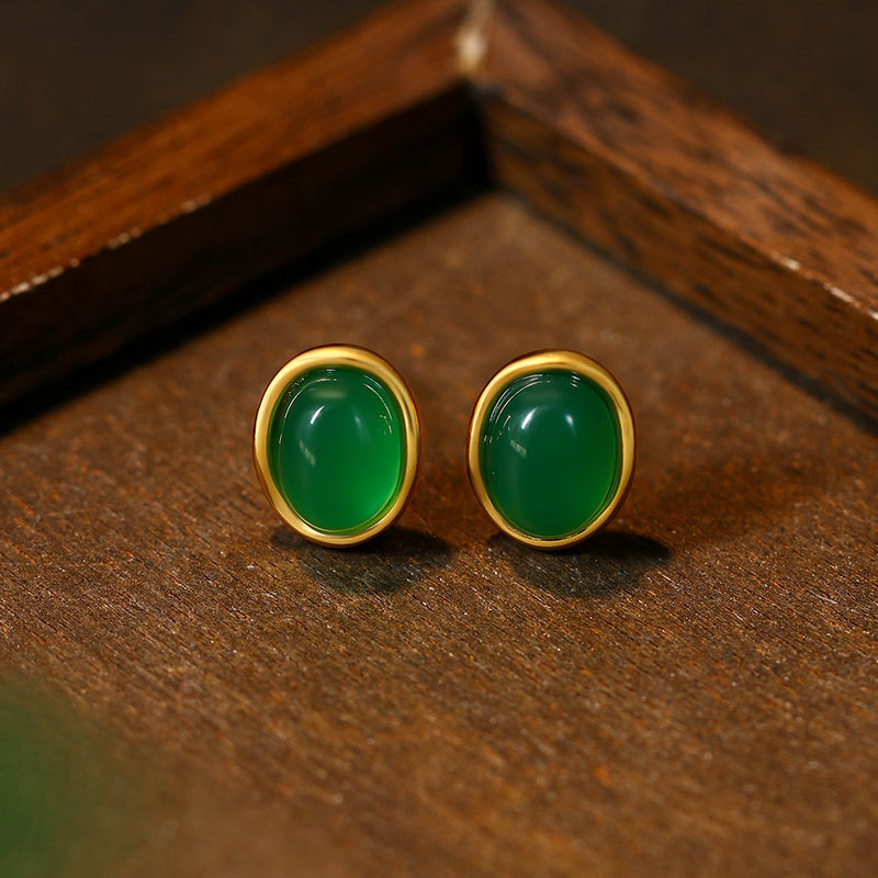 Zielone Naturalne Jadeitowe Ko – Earrings recenzja i cena