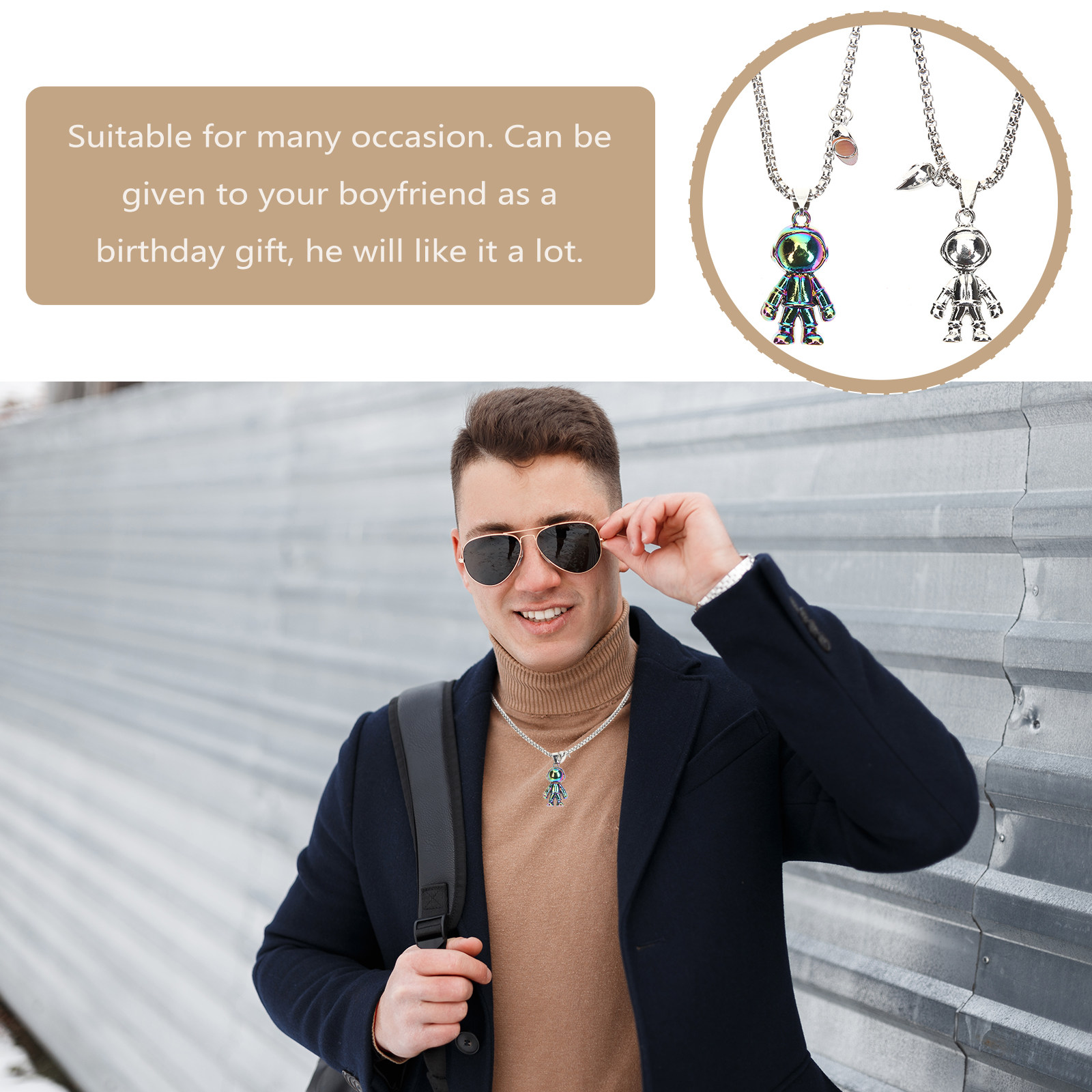 Dopasowane naszyjniki dla par, – Magnetic Couple Matching Necklaces recenzja i cena