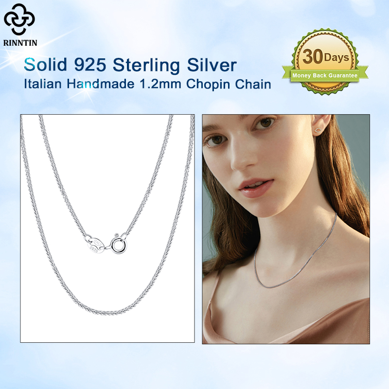 Rinntin 925 Sterling Silver wł – Cuban Link Chain 12Mm recenzja i cena