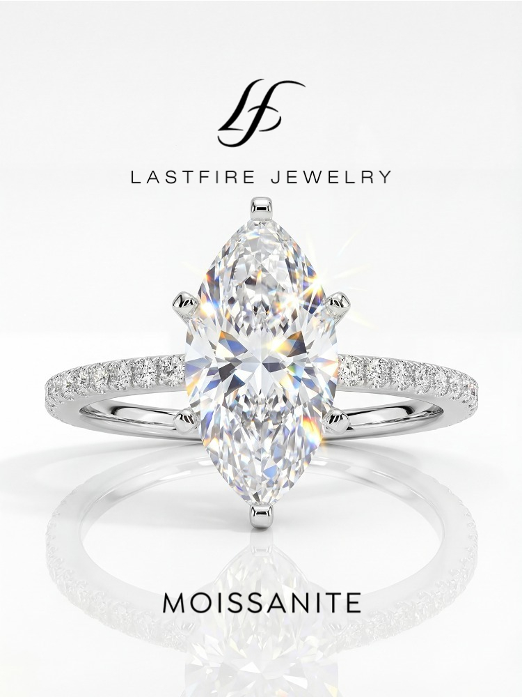 Prawdziwy pierścionek z moissa – Moissanite Engagement Ring 1 Carat recenzja i cena