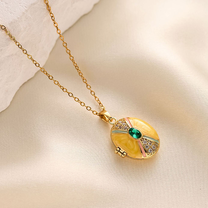 ANENJERY Naszyjnik z zawieszką – Heart Locket Necklace Photo recenzja i cena