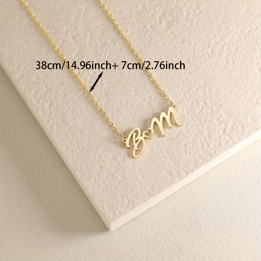 Naszyjniki z imieniem niestand – Custom Name Necklace Stainless Steel recenzja i cena