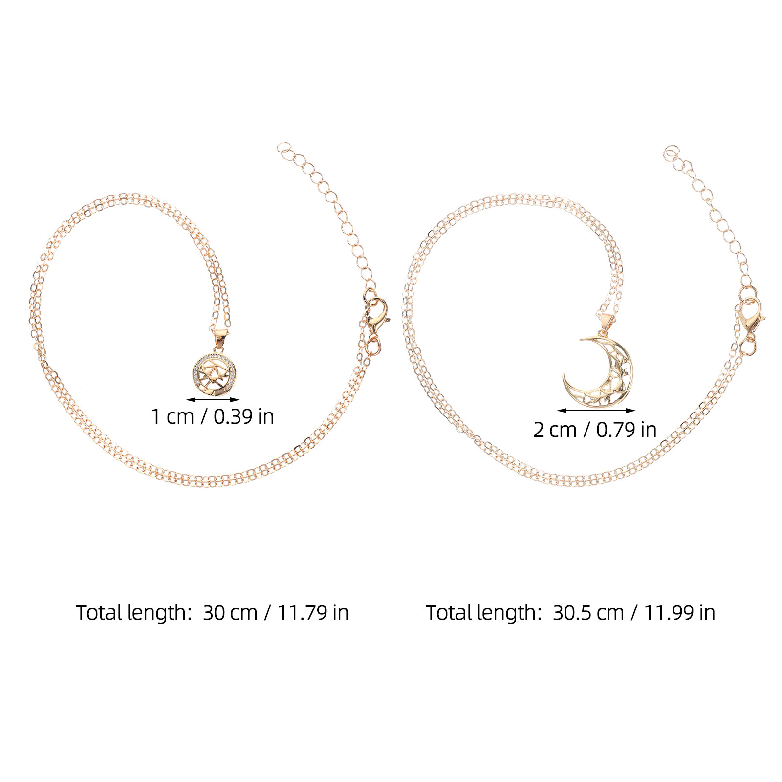 1 Para Naszyjników Słońce i Ks – Magnetic Couple Matching Necklaces recenzja i cena