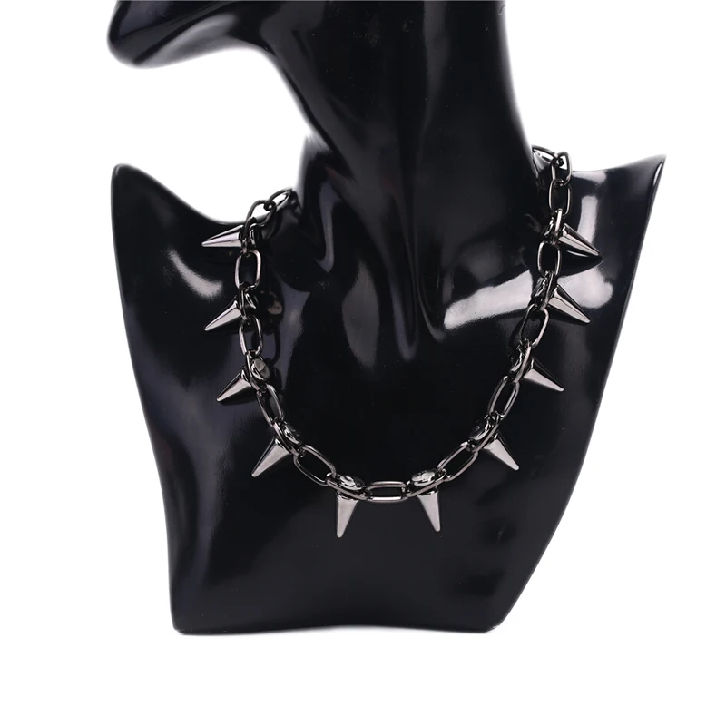 Naszyjnik w stylu goth rock, m – Goth Punk Spike Choker recenzja i cena