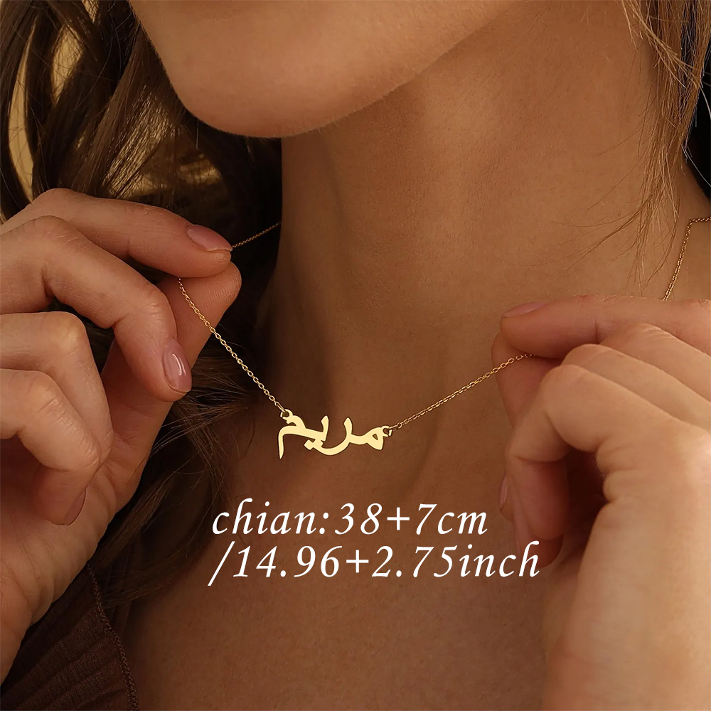 Spersonalizowany naszyjnik z a – Custom Name Necklace Stainless Steel recenzja i cena