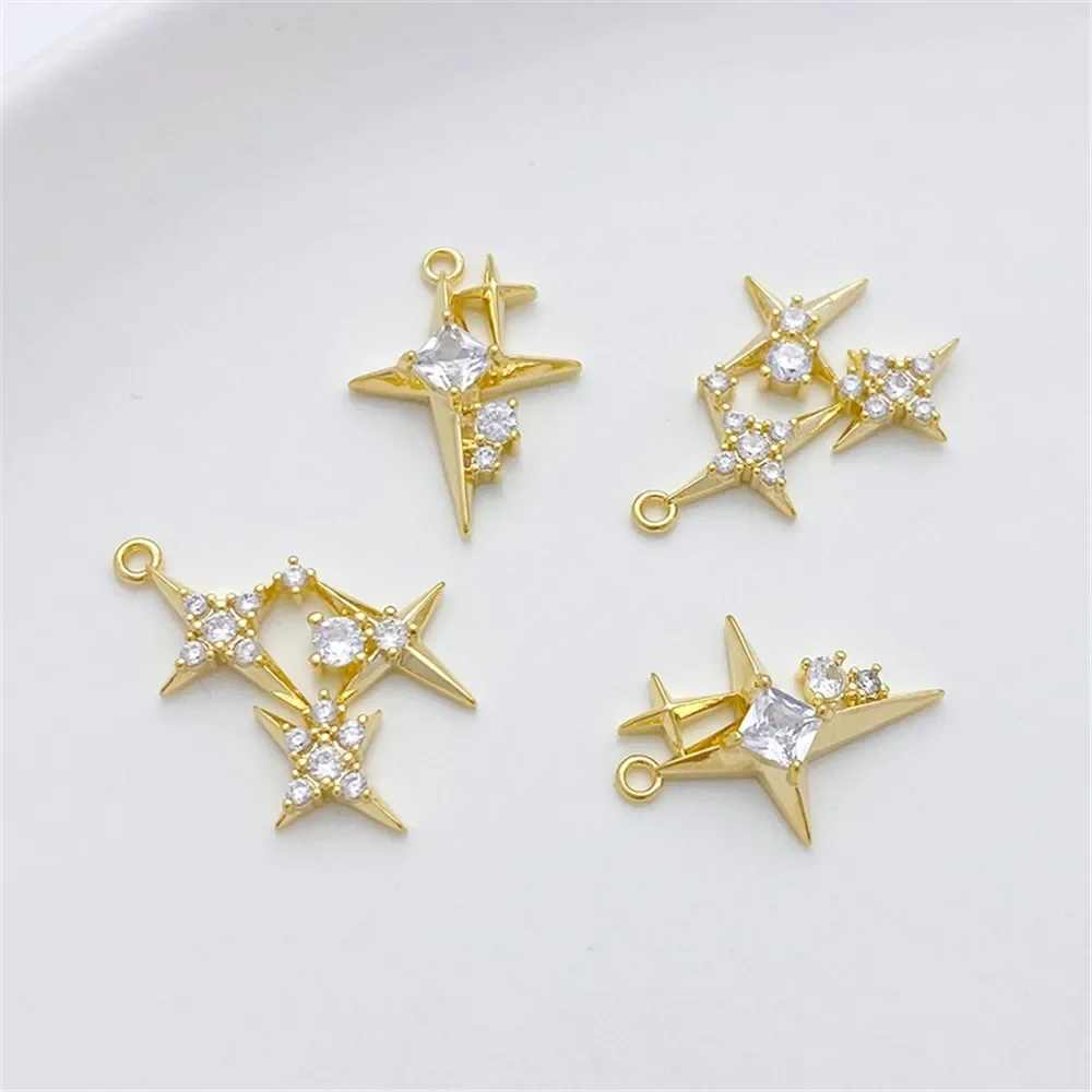 Złocona 14-karatowym złotem za – Cross Pendant Necklace Gold recenzja i cena