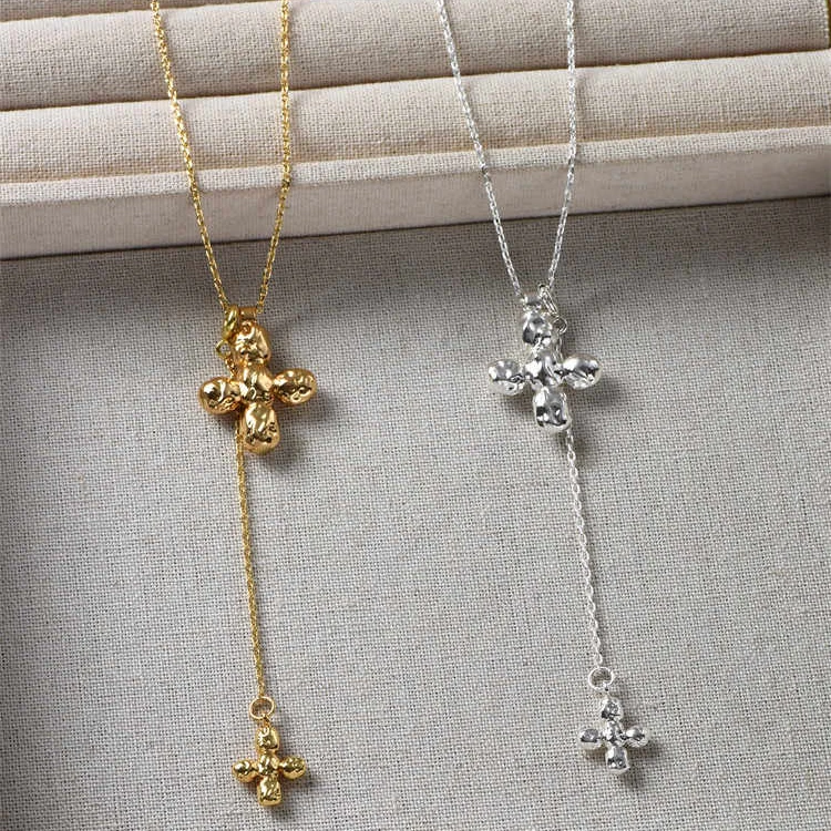Europejski Amerykański Duże Se – Cross Pendant Necklace Gold recenzja i cena