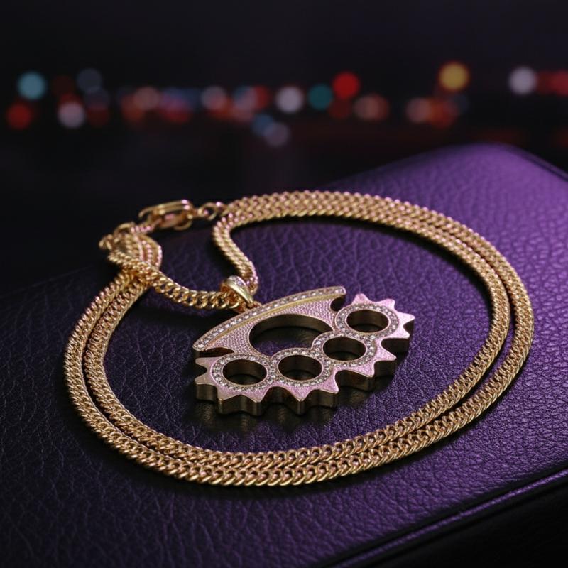 Naszyjnik ze stali nierdzewnej – Layered Pendant Necklace Aesthetic recenzja i cena