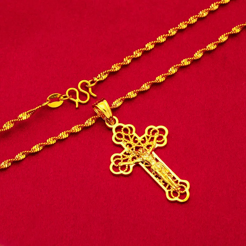 Naszyjnik Briex Jewelry Ins w  – Cross Pendant Necklace Gold recenzja i cena
