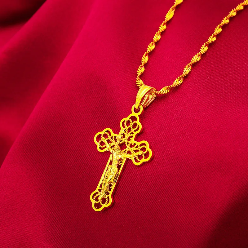 Naszyjnik Briex Jewelry Ins w  – Cross Pendant Necklace Gold recenzja i cena