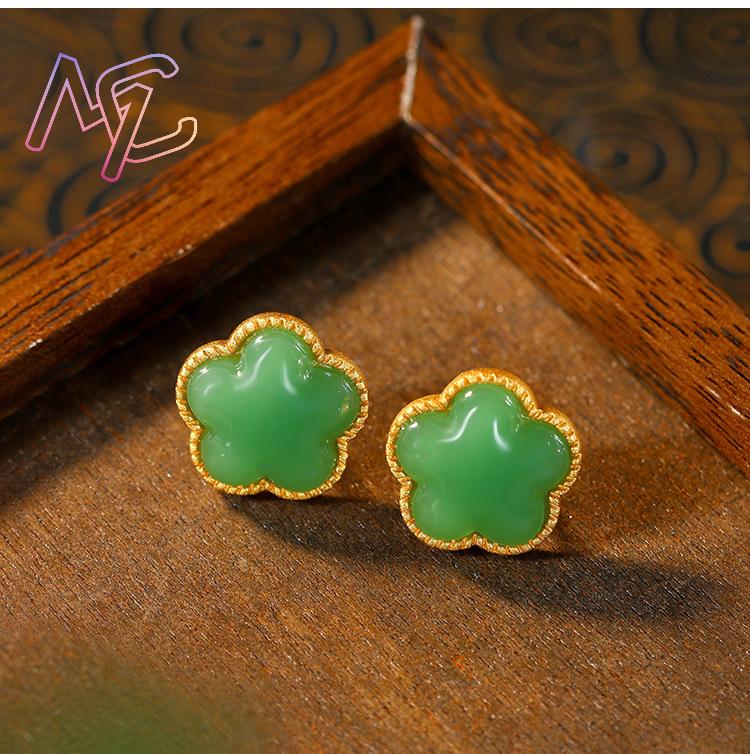 Zielone kolczyki z naturalnego – Earrings recenzja i cena
