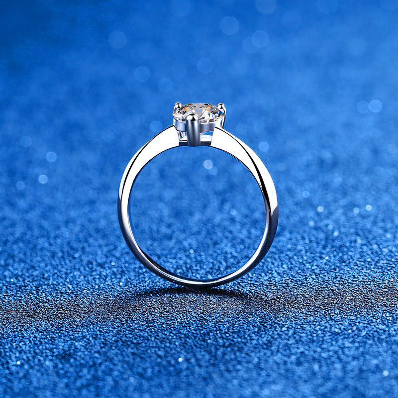 Pierścionek LioraGem z moissan – Moissanite Engagement Ring 1 Carat recenzja i cena