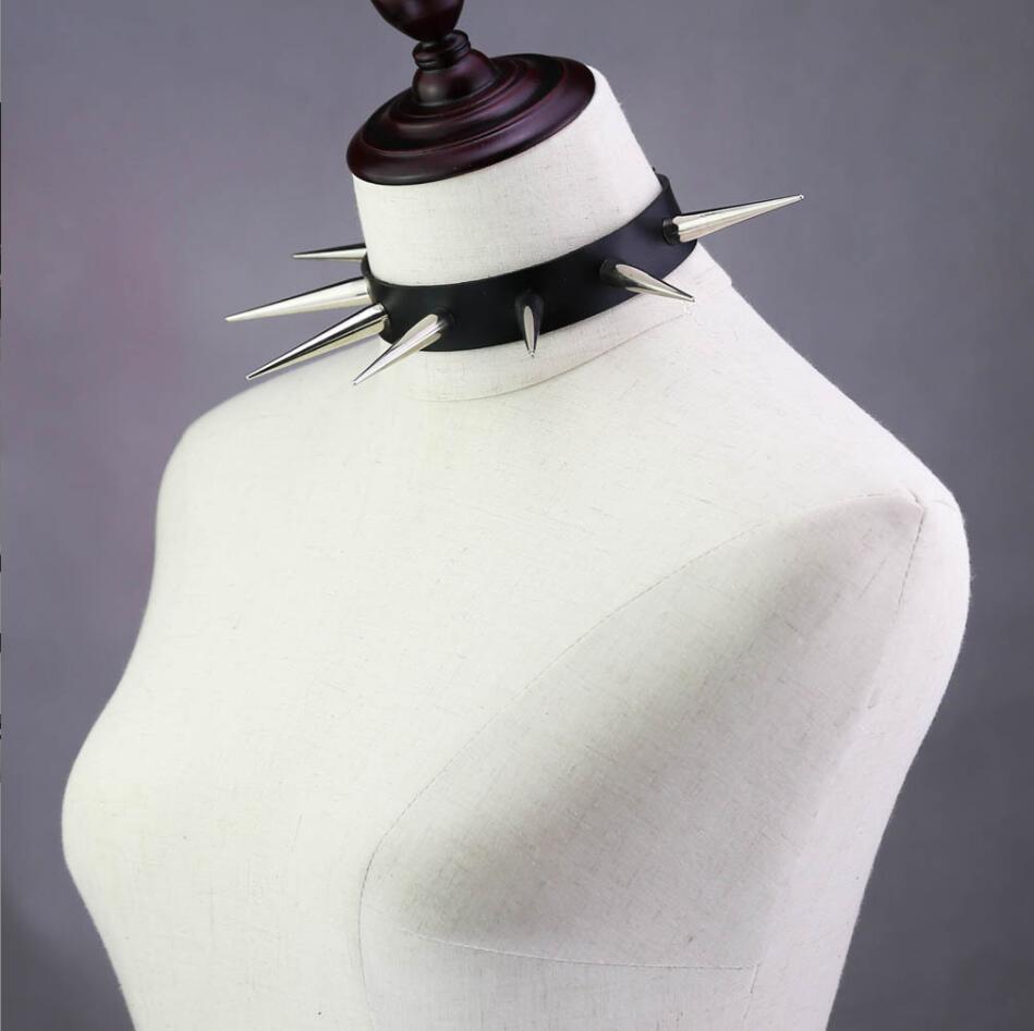 Emo Spike Choker Punk Collar K – Goth Punk Spike Choker recenzja i cena