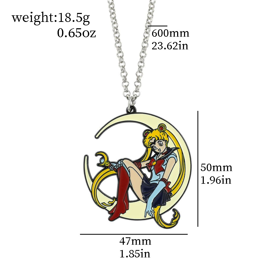 Słodki Anime Metalowy Naszyjni – Anime Pendant Necklace recenzja i cena