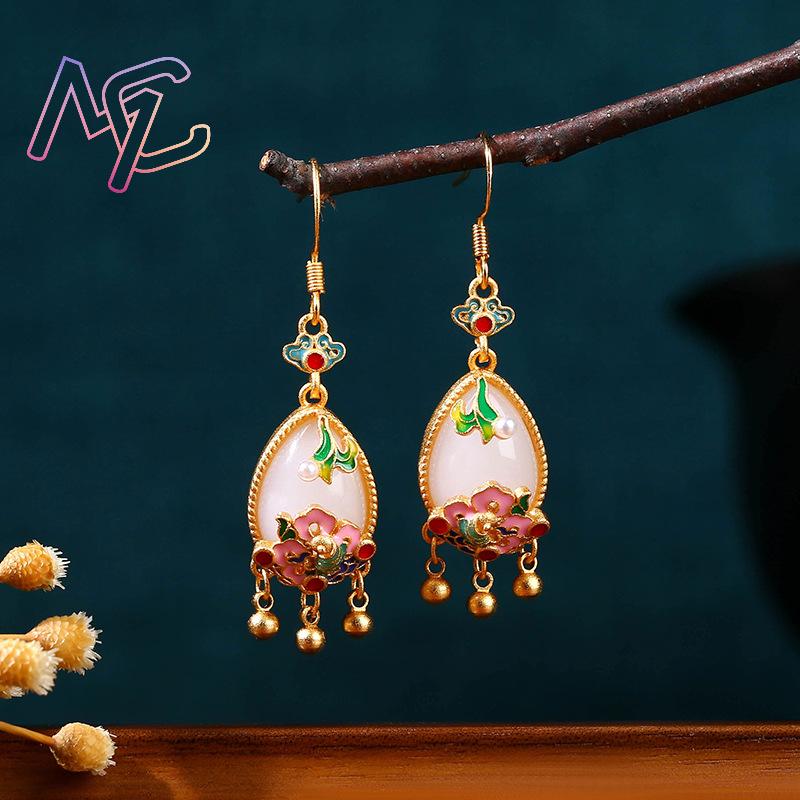 Naturalne jadeitowe kolczyki w – Earrings recenzja i cena