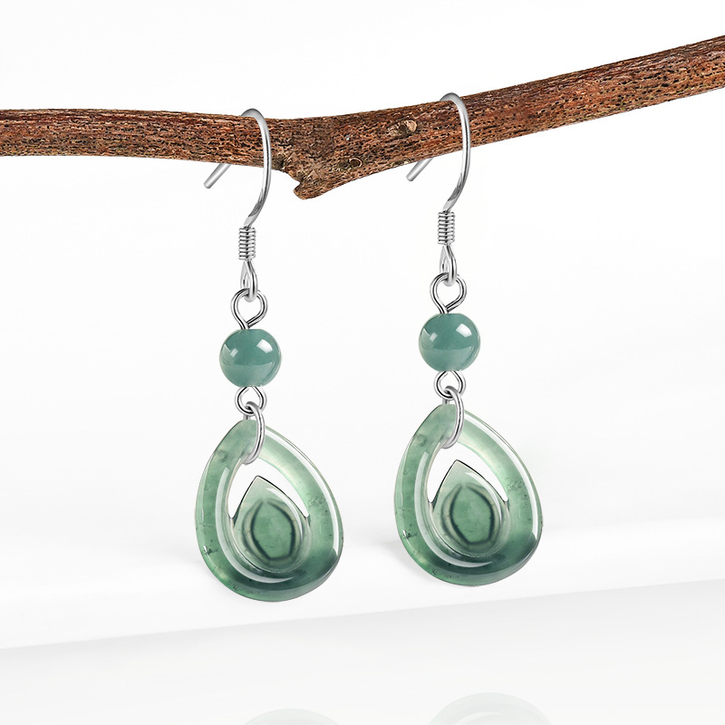 Niebieskie kolczyki z jadeitu  – Earrings recenzja i cena