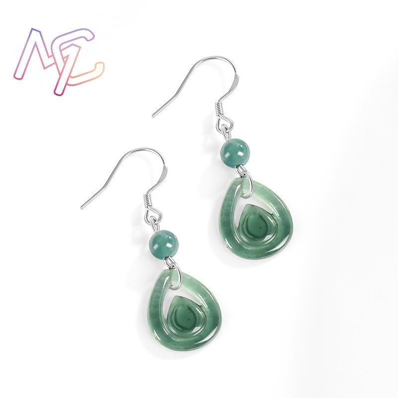 Niebieskie kolczyki z jadeitu  – Earrings recenzja i cena