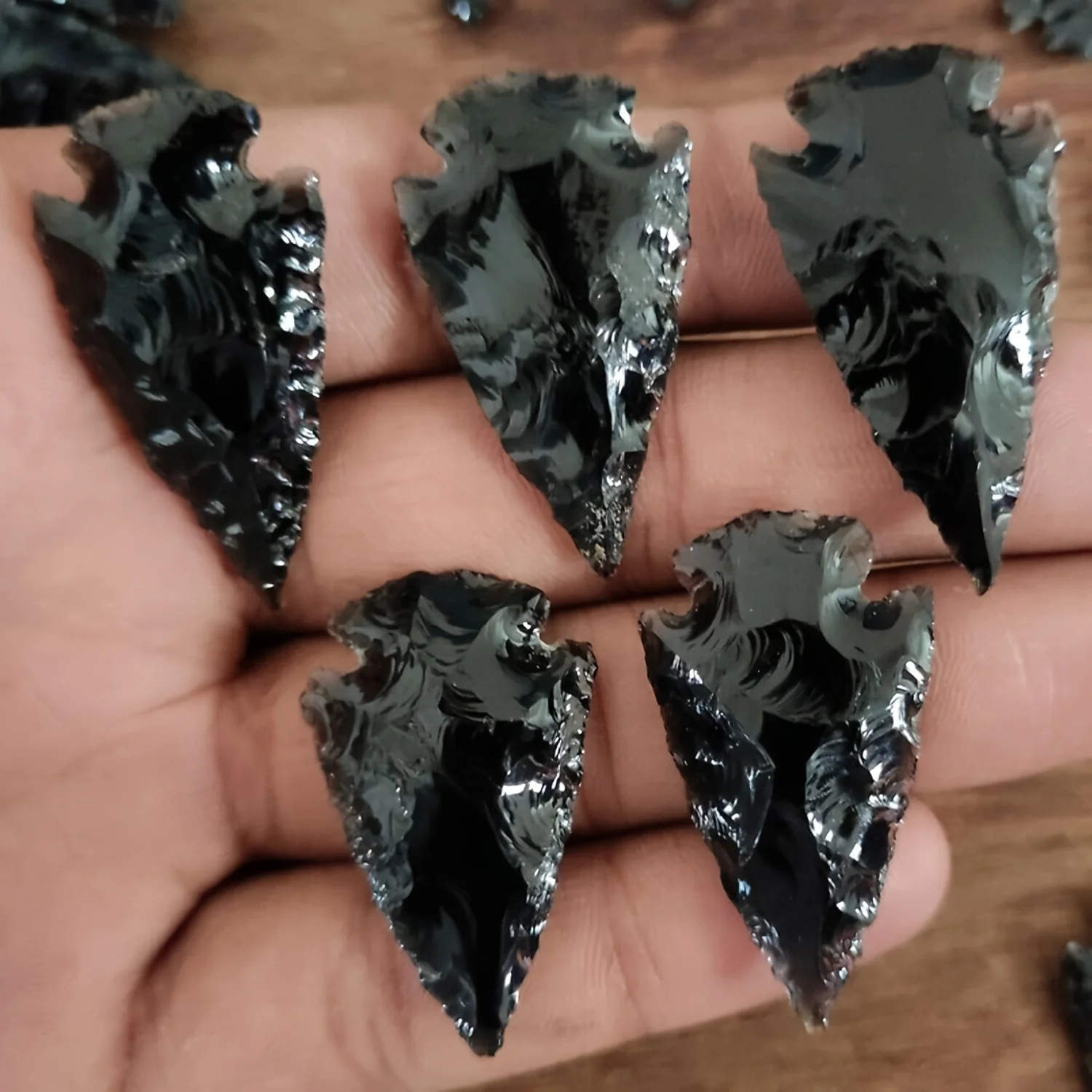 Wisiorek z obsydianu - Ręcznie – Crystal Pendant Necklace Natural Stone recenzja i cena