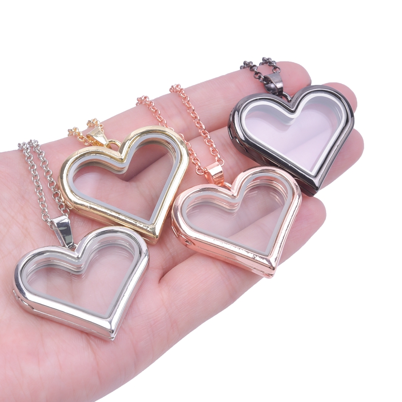 1Pc Y2K Girl Sweet Love Heart  – Heart Locket Necklace Photo recenzja i cena