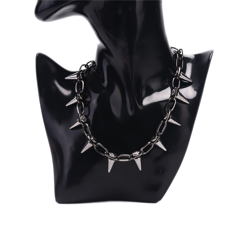 Nowe nity Chokers Punk Goth Ha – Goth Punk Spike Choker recenzja i cena