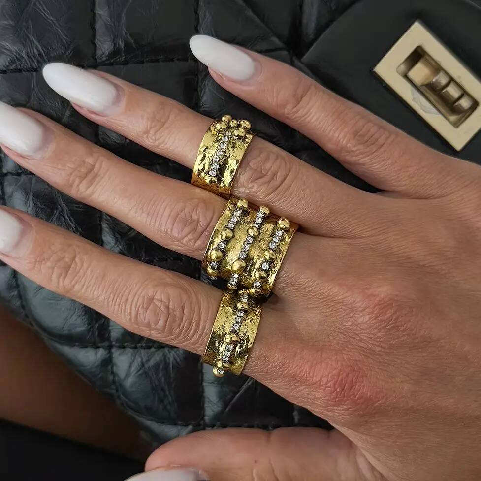 Ingemark 3 szt. Zestaw Regulow – Vintage Punk Knuckle Rings Set recenzja i cena