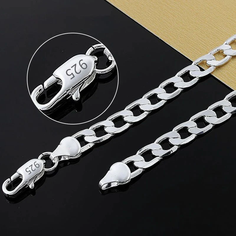 Naszyjnik ze srebra próby 925  – Cuban Link Chain 12Mm recenzja i cena