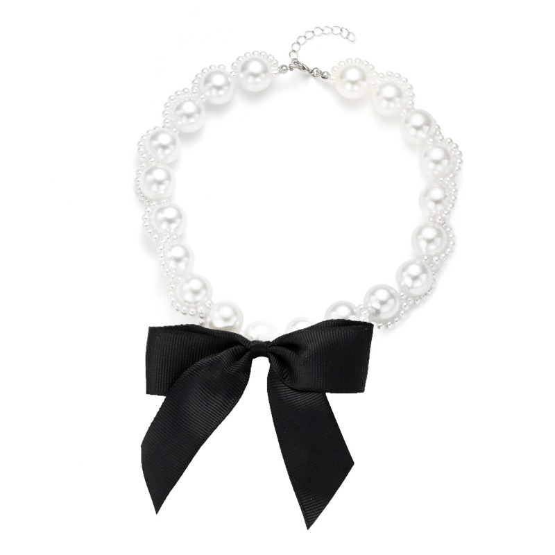 Naszyjnik choker z sztucznych  – Pearl Choker Necklace Vintage recenzja i cena