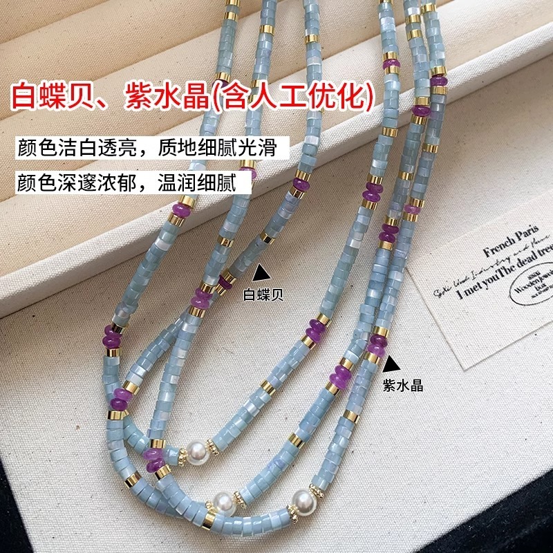 Nietypowe niebieskie naturalne – Pearl Choker Necklace Vintage recenzja i cena