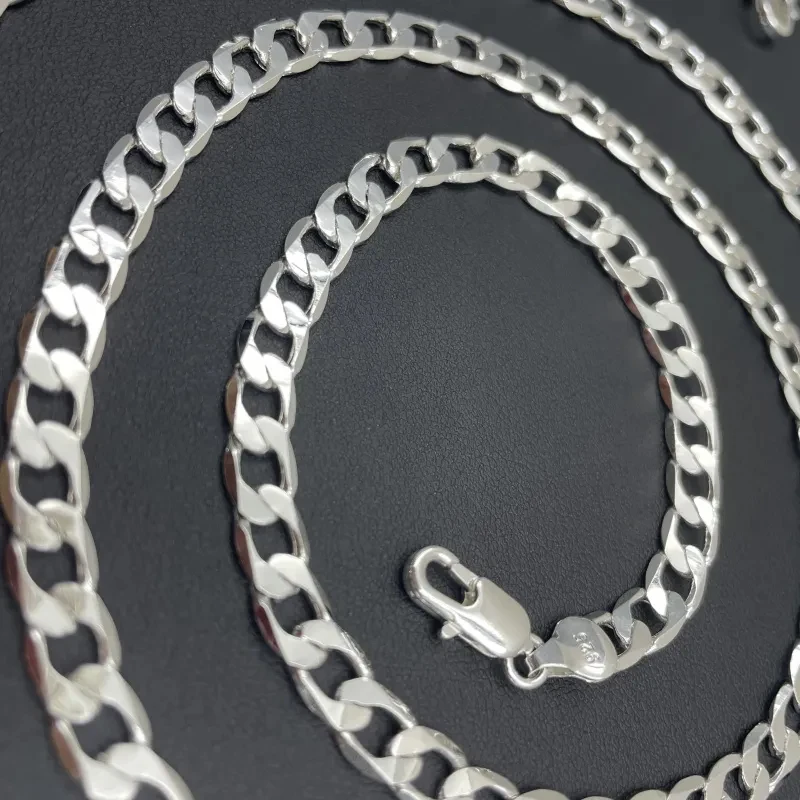 Męski naszyjnik ze srebra prób – Cuban Link Chain 12Mm recenzja i cena