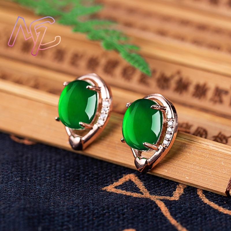 Naturalne jadeitowe kolczyki k – Earrings recenzja i cena