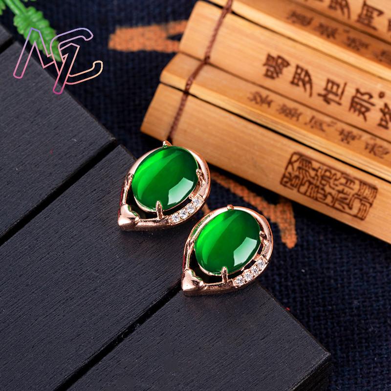Naturalne jadeitowe kolczyki k – Earrings recenzja i cena