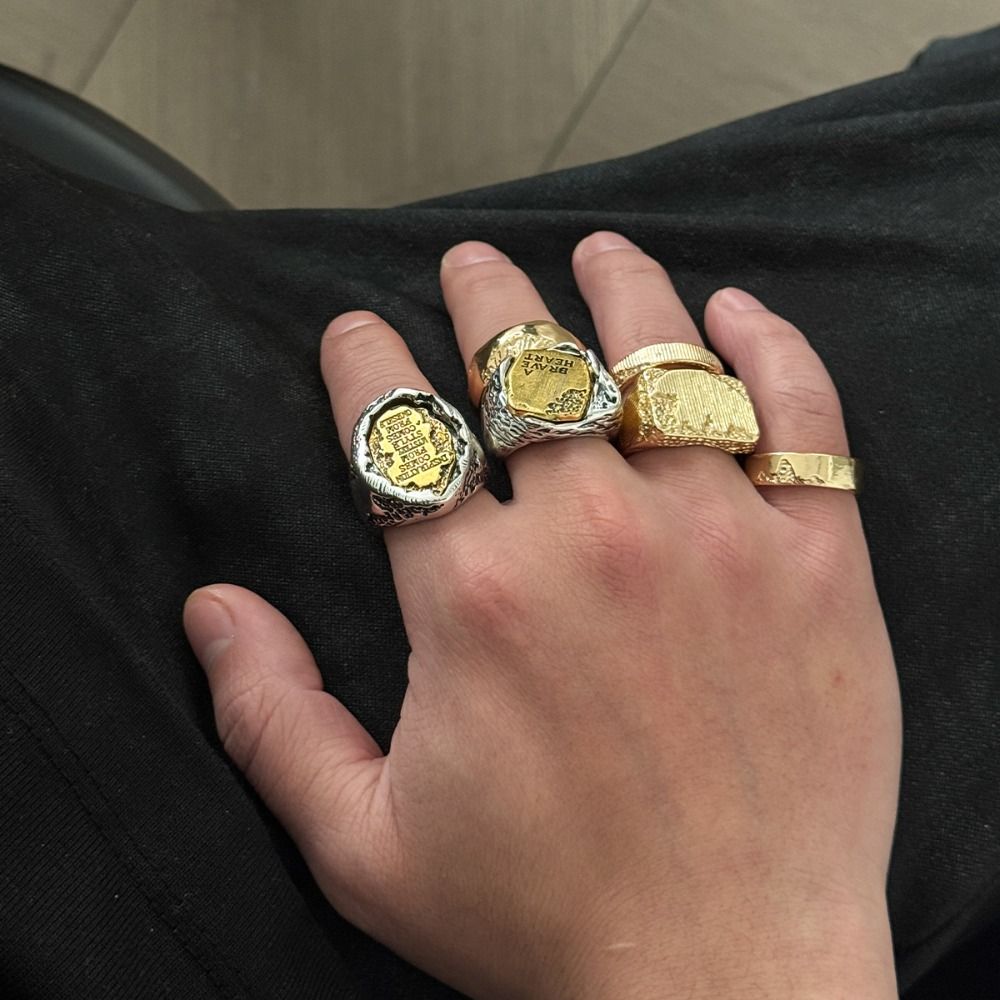 Zestawy pierścieni na palce, 6 – Vintage Punk Knuckle Rings Set recenzja i cena
