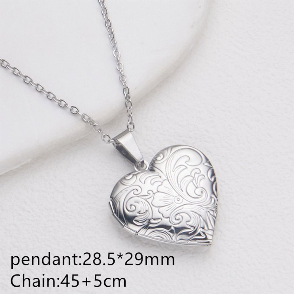 Naszyjnik DIY zdjęcie medalion – Heart Locket Necklace Photo recenzja i cena